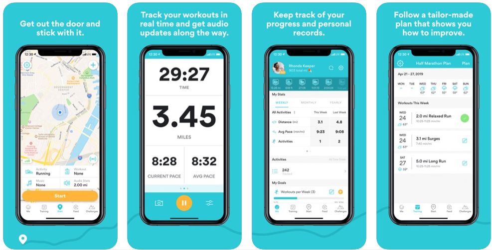 Runkeeper phần mềm theo dõi sức khỏe trên iPhone