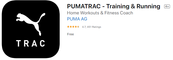 Phần mềm chạy bộ Pumatrac