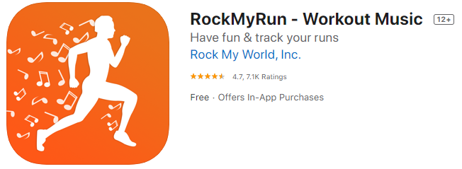 Rock my run phần mềm đo lường calo và tập thể dục cho iPhone