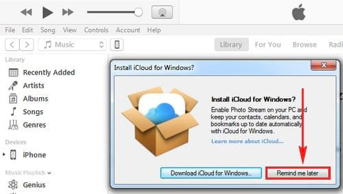 tải phần mềm iCloud trên máy windows