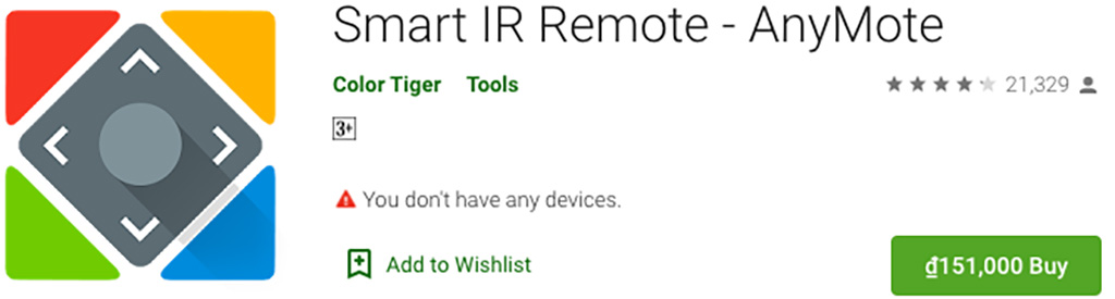 ứng dụng smart ir remote cho iPhone