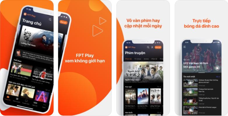 FPT Play - Xem bóng đá trên điện thoại iPad và iPhone