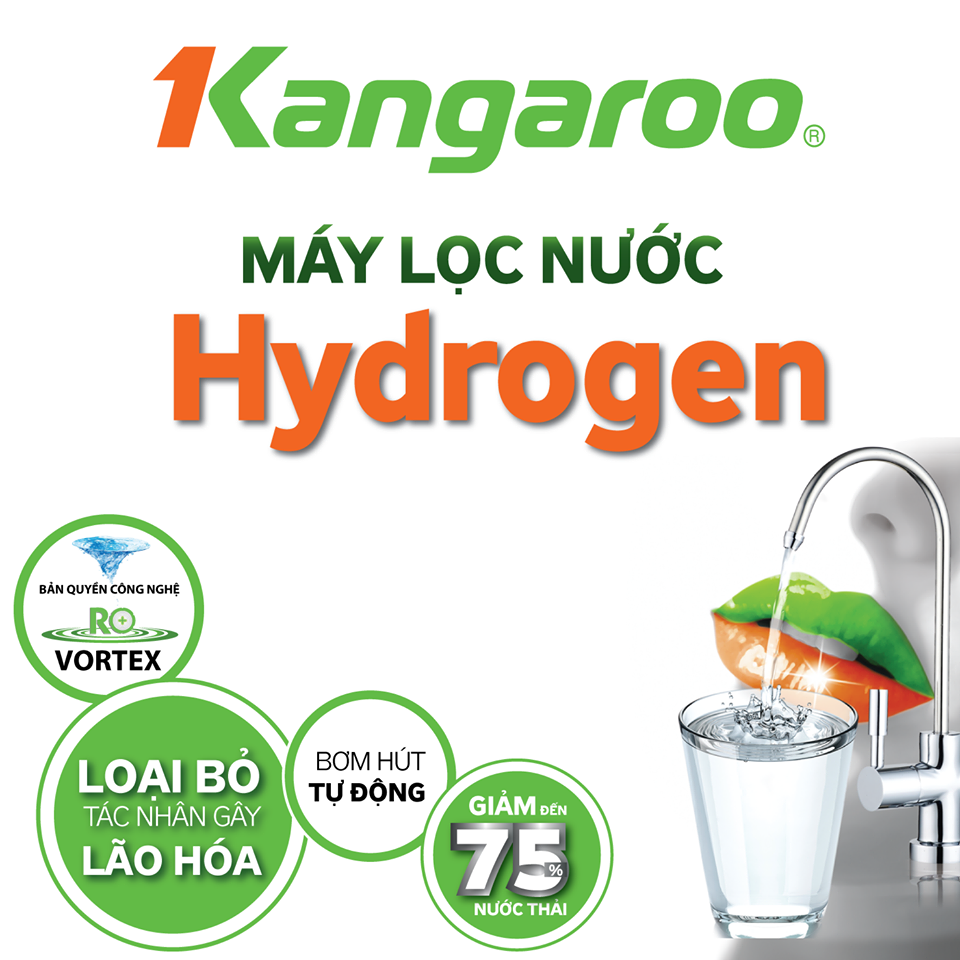 Máy lọc nước Kangaroo Hydrogen - Chào mừng siêu phẩm