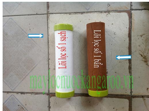Làm thế nào để biết lõi lọc nước Kangaroo bẩn, khi nào nên thay?