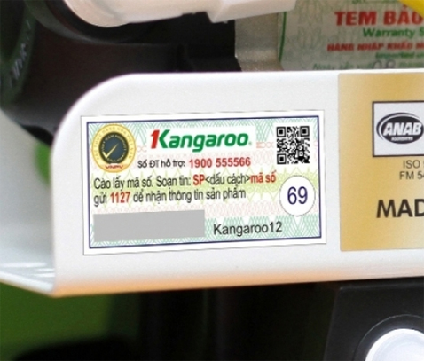 Làm giả máy lọc nước, Kangaroo lên tiếng