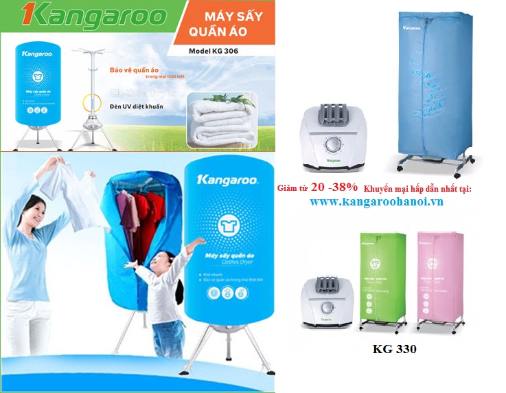 Máy sấy quần áo Kangaroo – Vật dụng không thể thiếu trong mùa đông