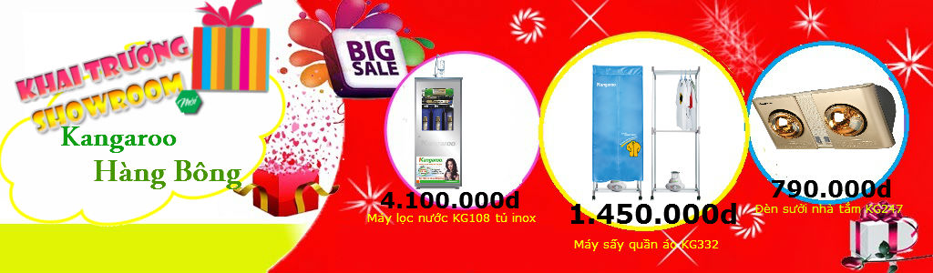 Khai trương Showroom thứ 4 Kangaroo Hàng Bông từng bừng khuyến mãi