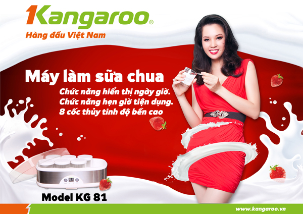 Hướng dẫn làm sữa chua bằng máy làm sữa chua Kangaroo