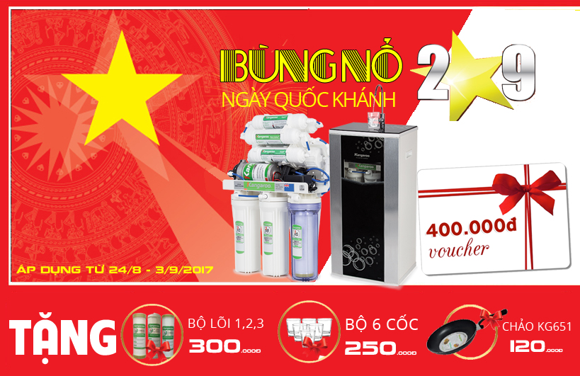 Mừng quốc khánh, quà tặng siêu sốc