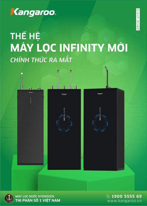 THẾ HỆ MÁY LỌC NƯỚC INFINITY MỚI CHÍNH THỨC RA MẮT