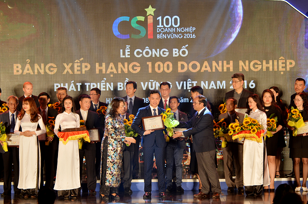 Kangaroo vinh danh trong Top 100 “Doanh nghiệp Bền vững Việt Nam 2016”