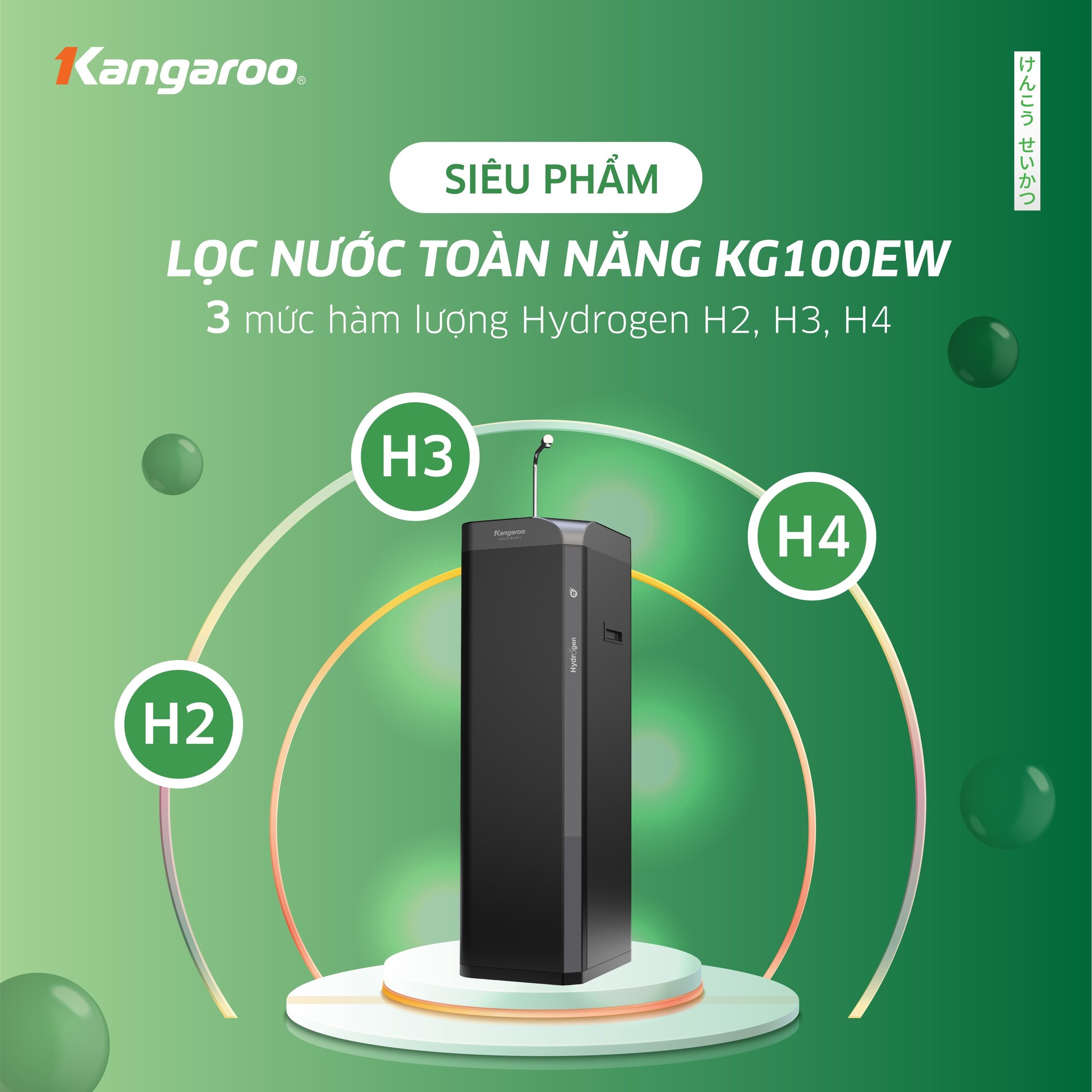 NƯỚC HYDROGEN ION KIỀM, THĂNG HOA CHUẨN SỐNG