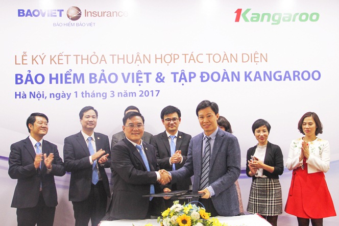 Tổng Công ty Bảo hiểm Bảo Việt  hợp tác cùng Tập đoàn Kangaroo