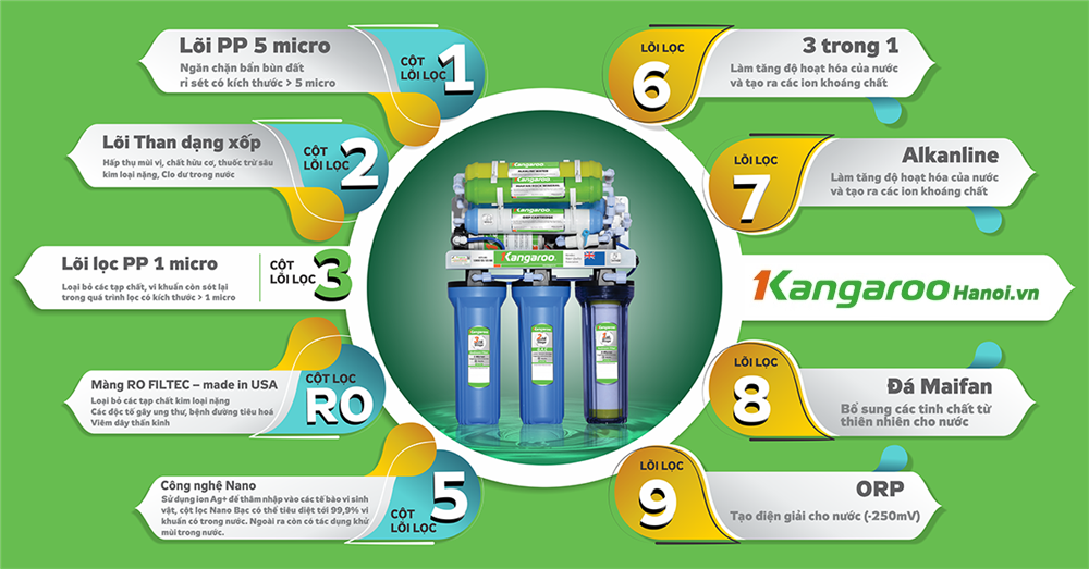 Dịch Vụ Thay Lõi Lọc Nước Kangaroo Uy Tín, Chính Hãng Tại Nhà