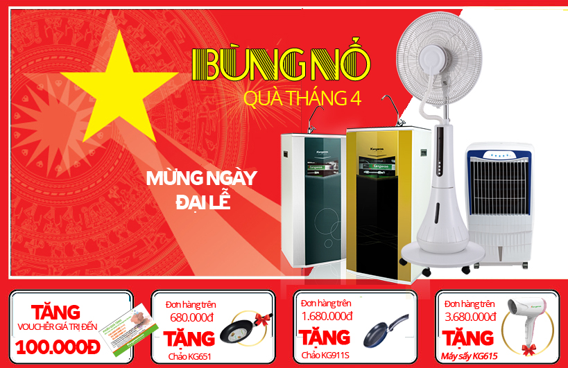 Bùng nổ quà tháng tư - Mừng ngày đại lễ