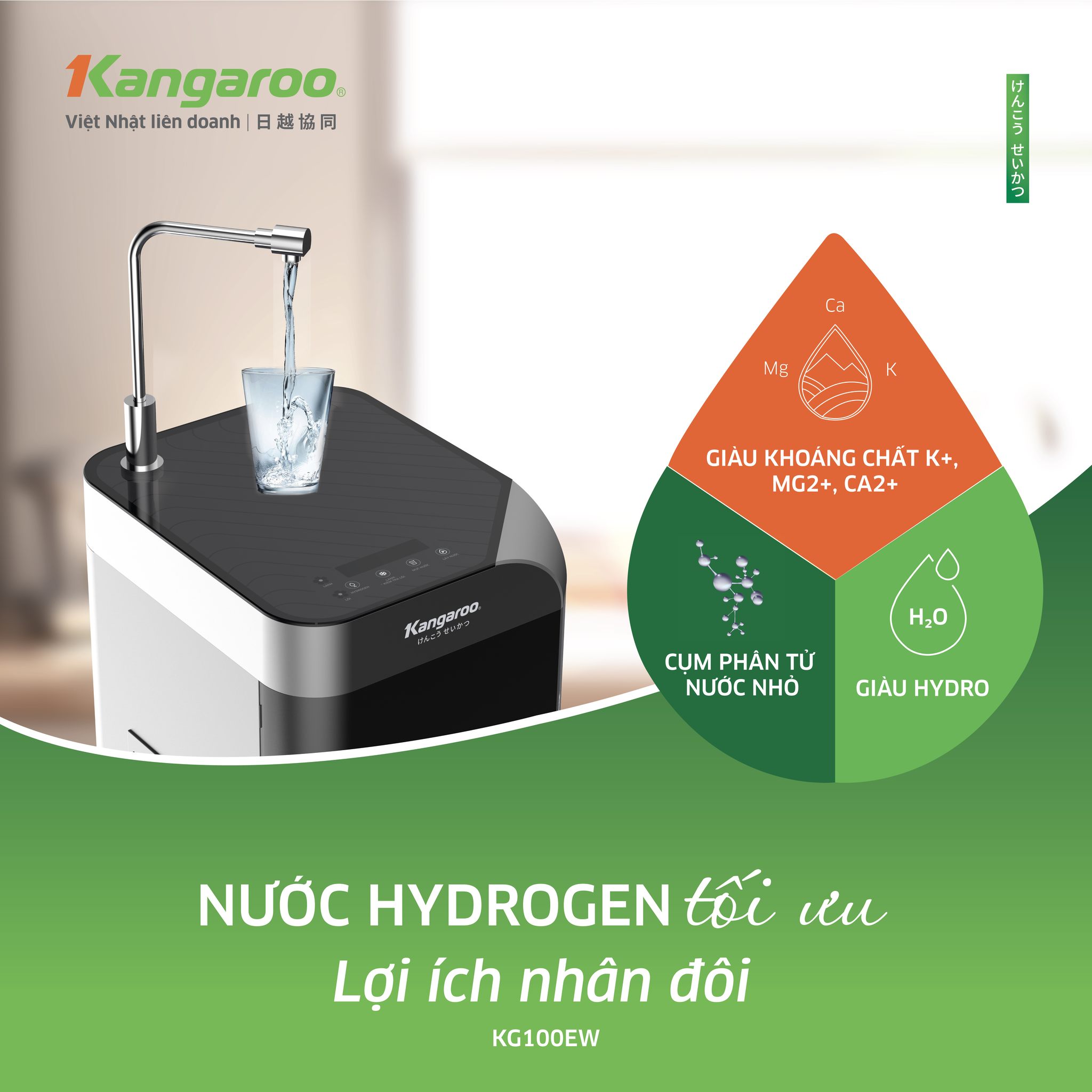 NƯỚC HYDROGEN TỐI ƯU - LỢI ÍCH NHÂN ĐÔI