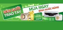 Đèn sưởi trao tay - Mua ngay bình nước nóng