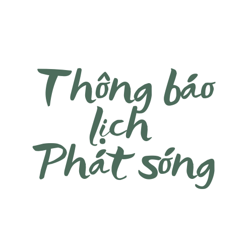 Thông báo Lịch phát sóng 