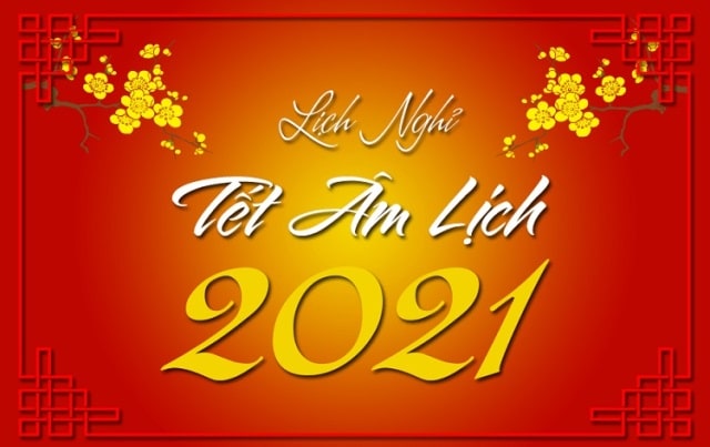 THÔNG BÁO LỊCH NGHỈ TẾT ÂM LỊCH 2021- ĐẶT HÀNG ONLINE XUYÊN TẾT