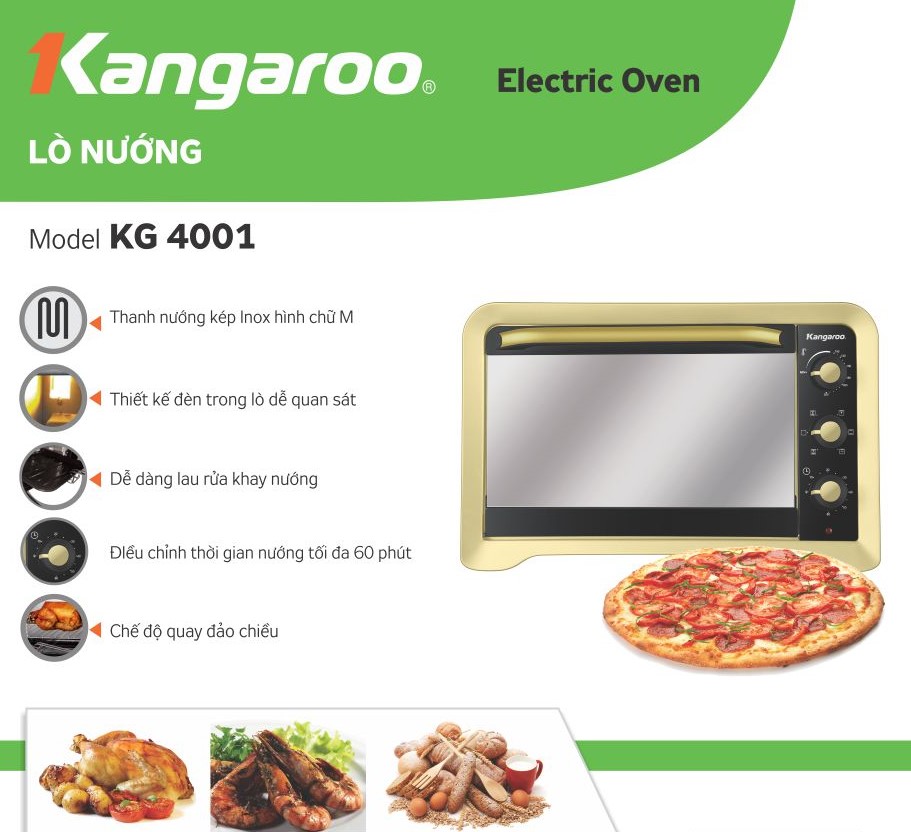Lò nướng Kangaroo KG4001