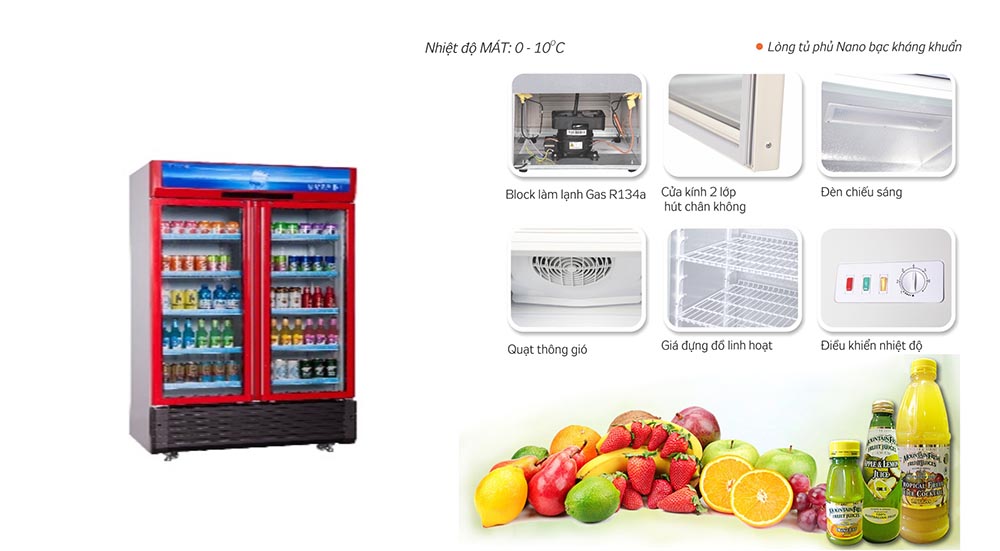 Tủ mát kháng khuẩn Kangaroo KG4810AT