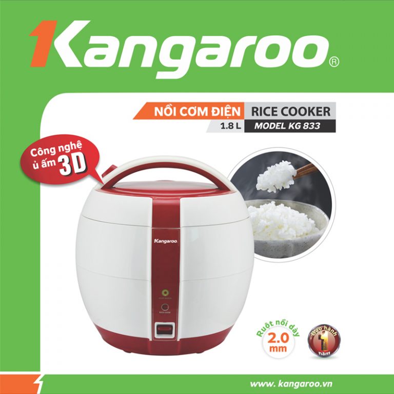 Nồi cơm điện Kangaroo KG833