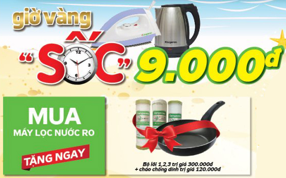 Giờ vàng giá sốc