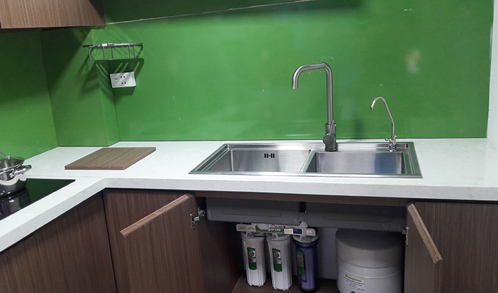 Mô hình Máy lọc nước Kangaroo không vỏ lắp gầm chậu rửa bát