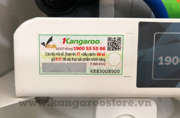 Phân biệt Máy lọc nước Kangaroo qua tem SMS
