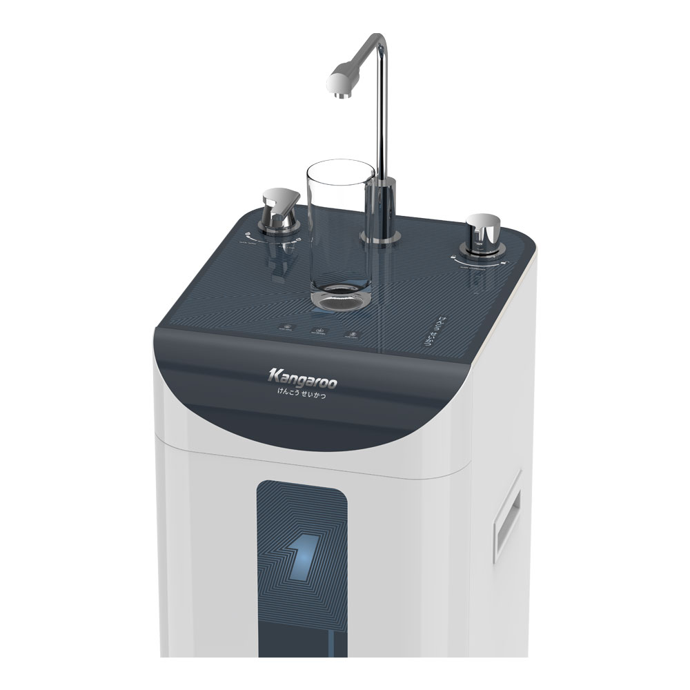 Máy lọc nước Kangaroo KG10A9S 7 lõi Máy lọc nước Slim Hydrogen tích hợp nóng lạnh KG10A9SG