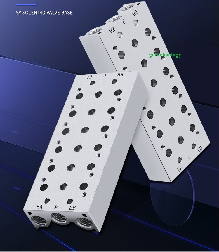 Đế van SS5Y3-20-03 SS5Y3-20-05 SS5Y3-20-07 dùng cho van điện từ dòng SY3000 SMC