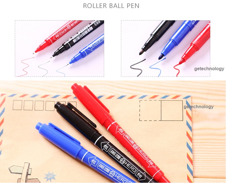 Bút đánh dấu HERO 887, bút lông dầu, bút chết, bút đánh dấu dòng không xóa được