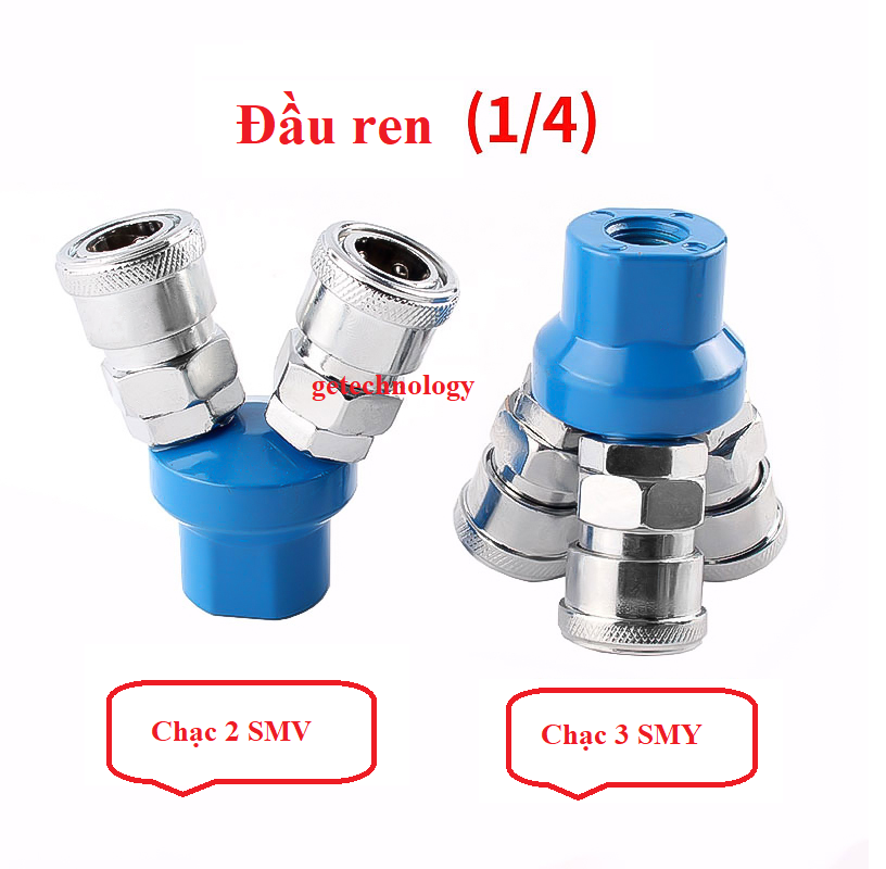 Khớp nối, đầu nối nhanh, chạc chia khí, bộ chia khí SMV SMY