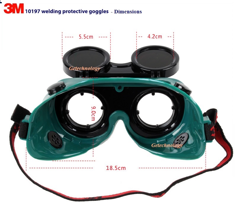 Welding protective goggles - Kính hàn 3M 10197