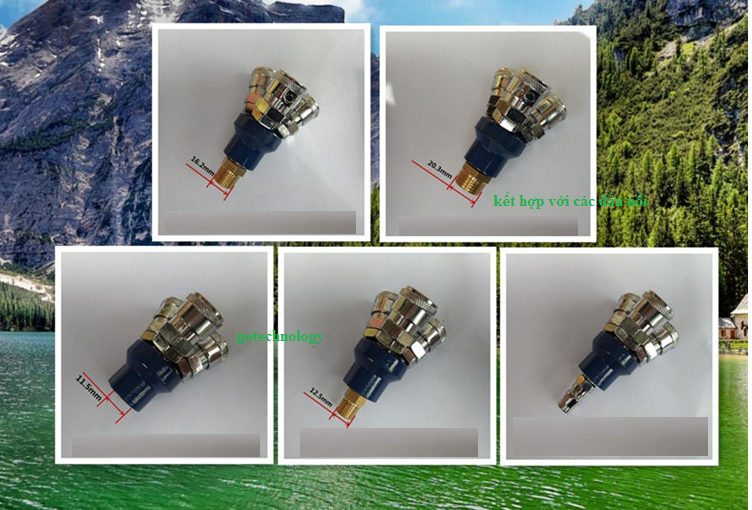 Khớp nối, đầu nối nhanh, chạc chia khí, bộ chia khí SMV SMY