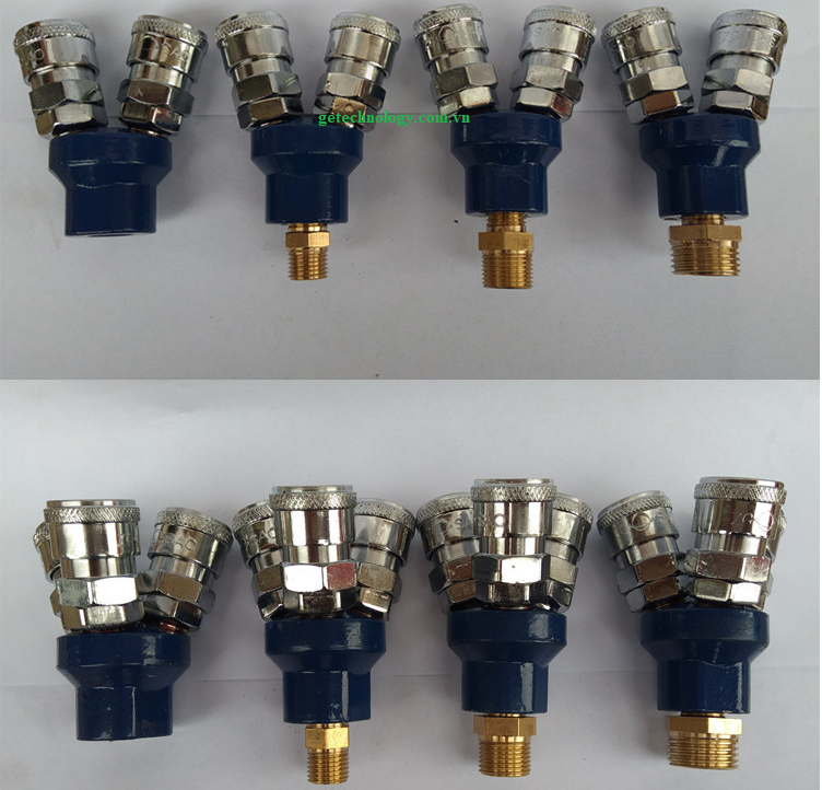 Khớp nối, đầu nối nhanh, chạc chia khí, bộ chia khí SMV SMY
