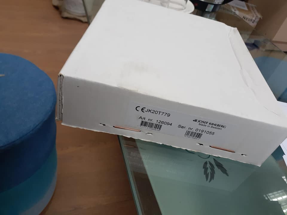 Máy dập ghim, máy bắn ghim vỏ thùng Carton JK20T779, ghim JK779/14 hãng JK