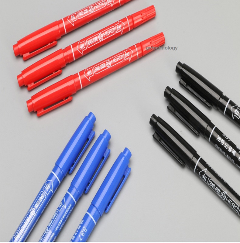 Bút đánh dấu HERO 887, bút lông dầu, bút chết, bút đánh dấu dòng không xóa được