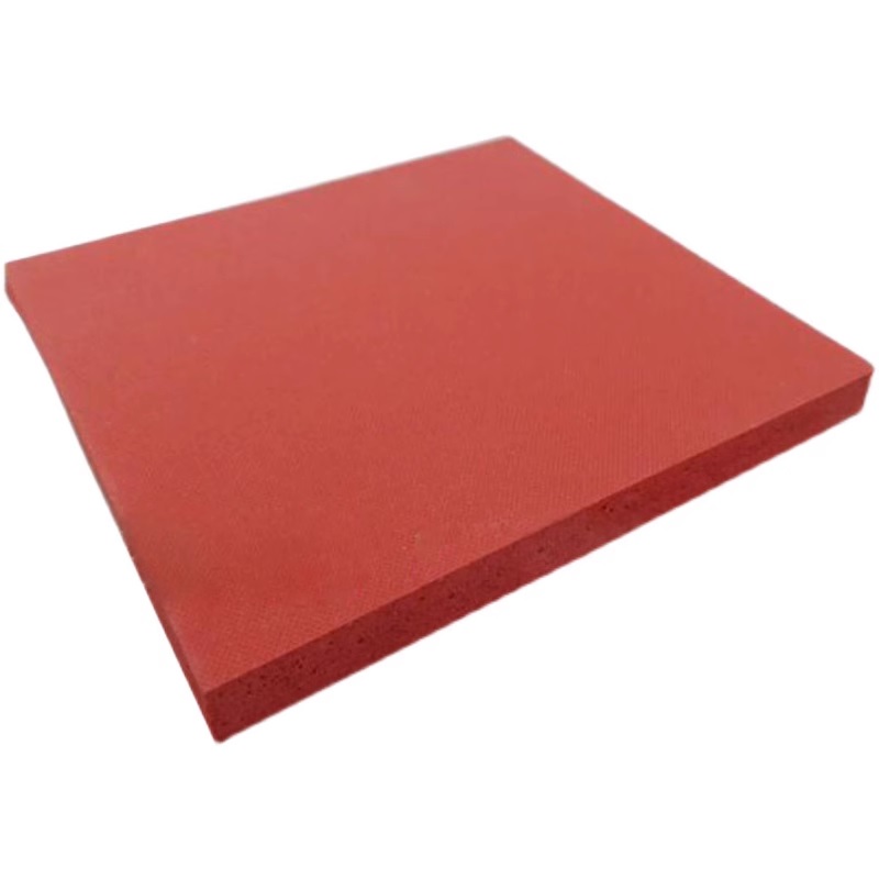 Cao su đỏ ép kính, lót cao su đỏ chịu nhiệt, tấm đệm xốp Silicon mềm chịu nhiệt độ cao, tấm xốp cao su chịu nhiệt