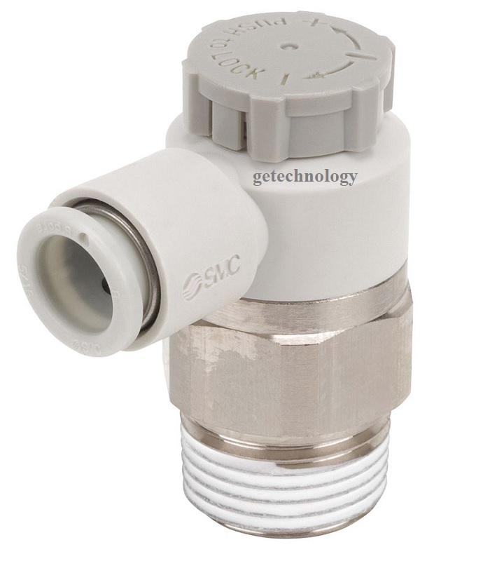 Van tiết lưu AS3201F-03-08SA hãng SMC van điều chỉnh tốc độ khí nén AS3201F-03-08SA