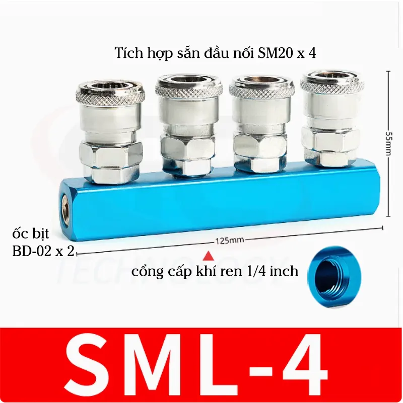 bộ chia khí SML-4