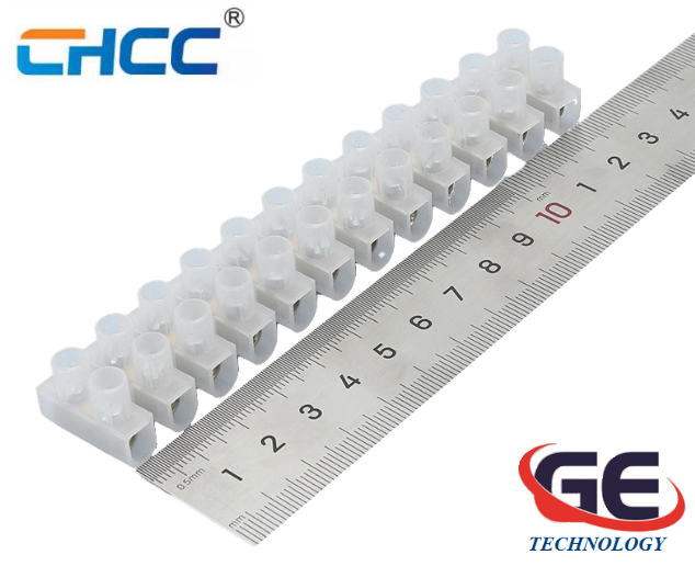 Cút nối dây điện bắt vít - Terminal blocks CHCC-3A, CHCC-6A, CHCC-10A, CHCC-16A, CHCC-20A, CHCC-30A, CHCC-60A, CHCC-80A, CHCC-100A hãng CHCC
