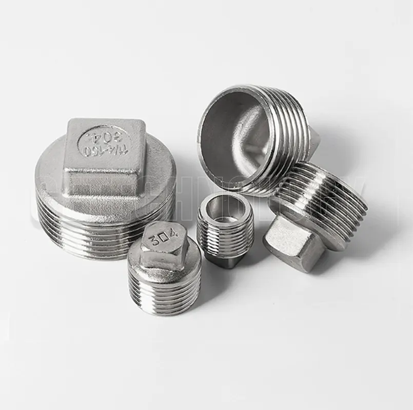 Nút bịt inox ren ngoài thép 304