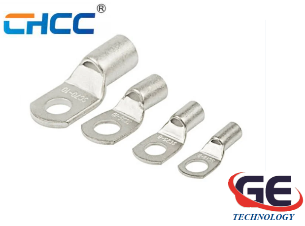 Đầu cốt trần, đầu cốt đồng, đầu cos trần, đầu cos đồng hãng CHCC SC1.5-4, SC4-4, SC4-6, SC6-6, SC6-8, SC10-6,SC10-8, SC16-8, SC16-10