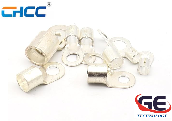 Đầu cốt tròn trần, đầu cos tròn trần OT0.5-3, OT0.5-4, OT1-3, OT1-4, OT1-5, OT1.5-3, OT1.5-4, OT1.5-5, OT1.5-6, OT1.5-8, OT1.5-10, OT1.5-12, OT2.5-5, OT4-6, OT4-8, OT6-4, OT6-5 hãng CHCC