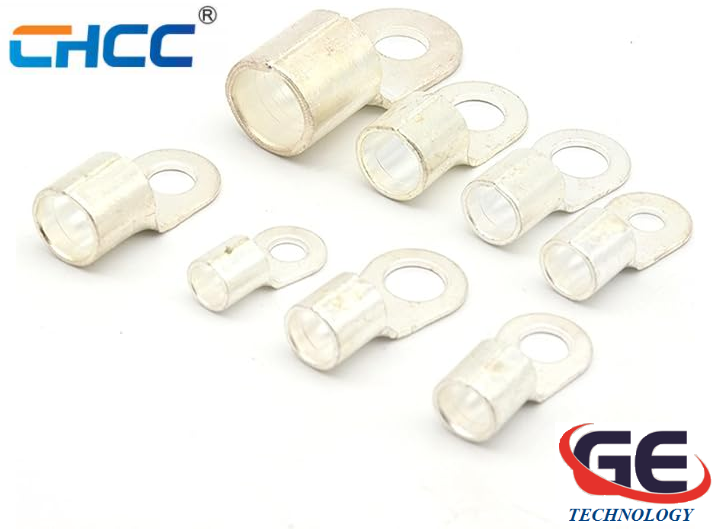 Đầu cốt tròn trần, đầu cos tròn trần OT0.5-3, OT0.5-4, OT1-3, OT1-4, OT1-5, OT1.5-3, OT1.5-4, OT1.5-5, OT1.5-6, OT1.5-8, OT1.5-10, OT1.5-12, OT2.5-5, OT4-6, OT4-8, OT6-4, OT6-5 hãng CHCC