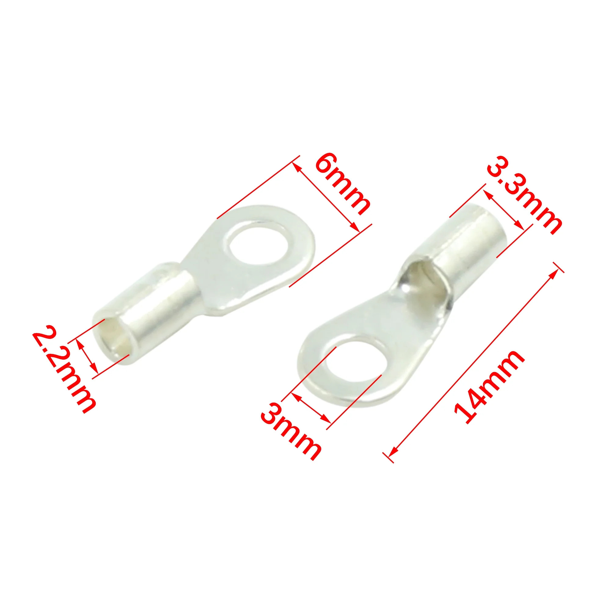 Đầu cốt tròn trần, đầu cos tròn trần OT0.5-3, OT0.5-4, OT1-3, OT1-4, OT1-5, OT1.5-3, OT1.5-4, OT1.5-5, OT1.5-6, OT1.5-8, OT1.5-10, OT1.5-12, OT2.5-5, OT4-6, OT4-8, OT6-4, OT6-5 hãng CHCC