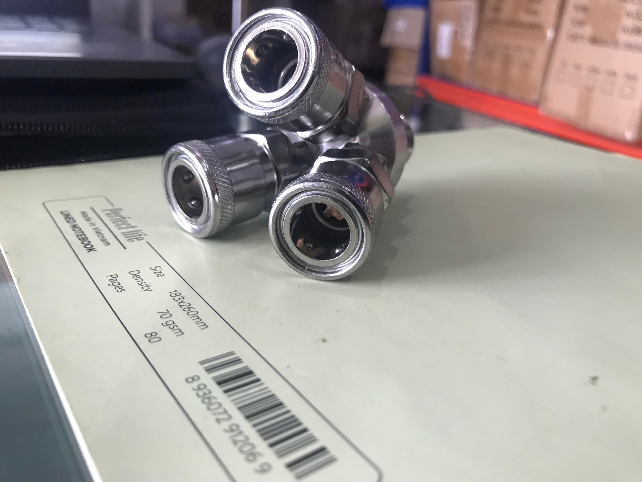 Khớp nối nhanh SMV-M và SMY-M, bộ chia khí SMV-M và SMY-M, chạc chia khí SMV-M và SMY-M ren ngoài 1/2