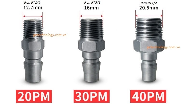 Đầu nối nhanh 20PM 30PM 40PM - Quick coupling SABO