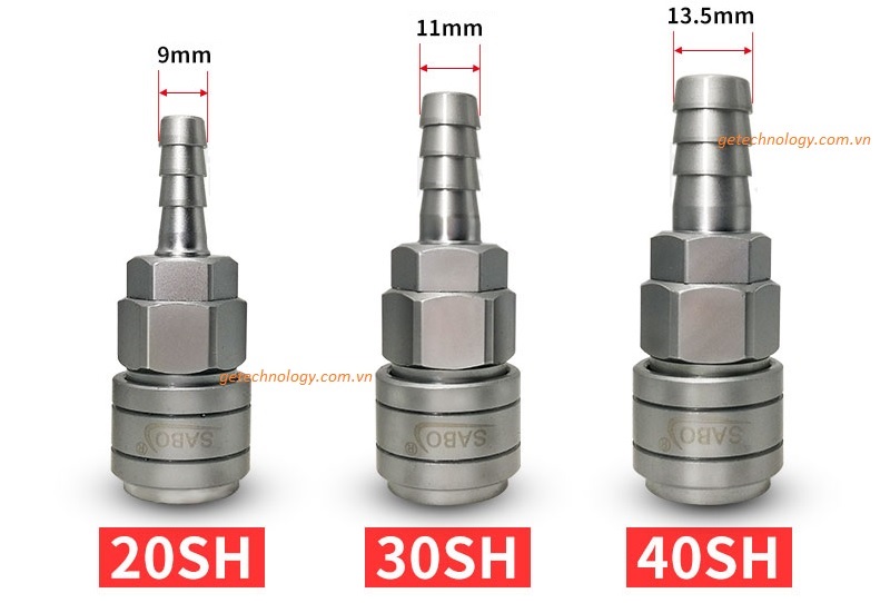 Đầu nối nhanh 20SH 30SH  40SH  - Quick coupling SABO